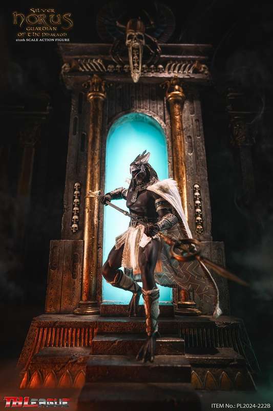 TBleague Egyptian God Horus Guardian of Pharaoh  (Silver) 1/12th Scale Action Figure