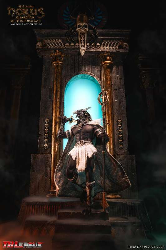 TBleague Egyptian God Horus Guardian of Pharaoh  (Silver) 1/12th Scale Action Figure