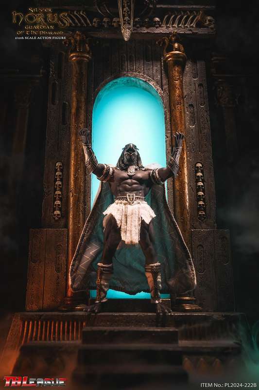 TBleague Egyptian God Horus Guardian of Pharaoh  (Silver) 1/12th Scale Action Figure