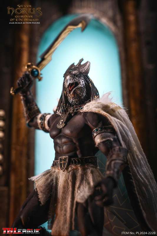 TBleague Egyptian God Horus Guardian of Pharaoh  (Silver) 1/12th Scale Action Figure