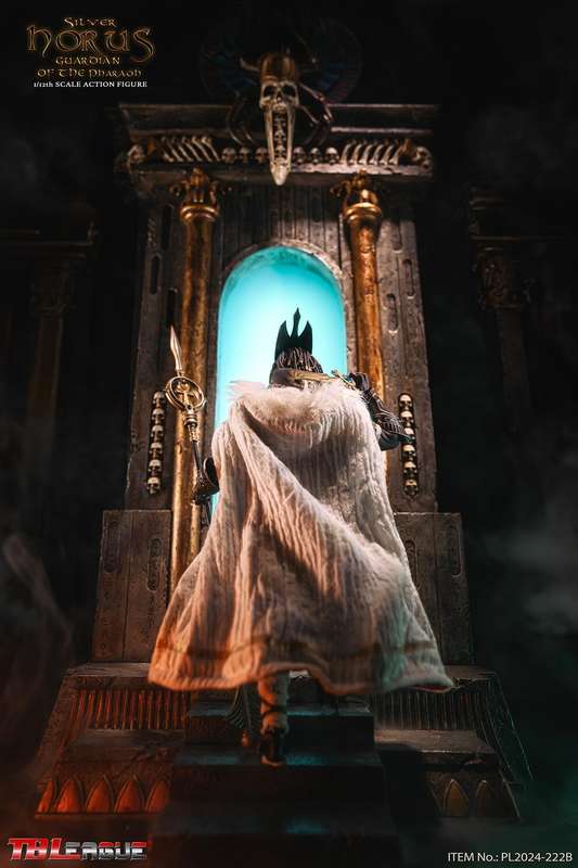 TBleague Egyptian God Horus Guardian of Pharaoh  (Silver) 1/12th Scale Action Figure