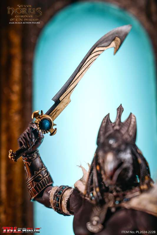 TBleague Egyptian God Horus Guardian of Pharaoh  (Silver) 1/12th Scale Action Figure