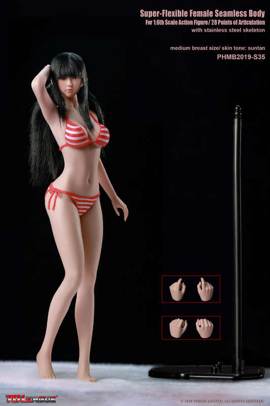TBLeague Action Figure 1/6th Scale 27cm Teenage Girl Super-Flexible Seamless Body- S35 (w/head)