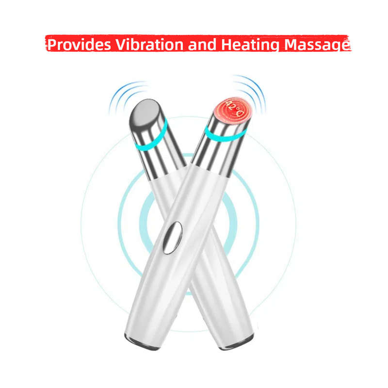 Face and Eye massager Wand for Dark Circles, Eye Bags, Puffiness