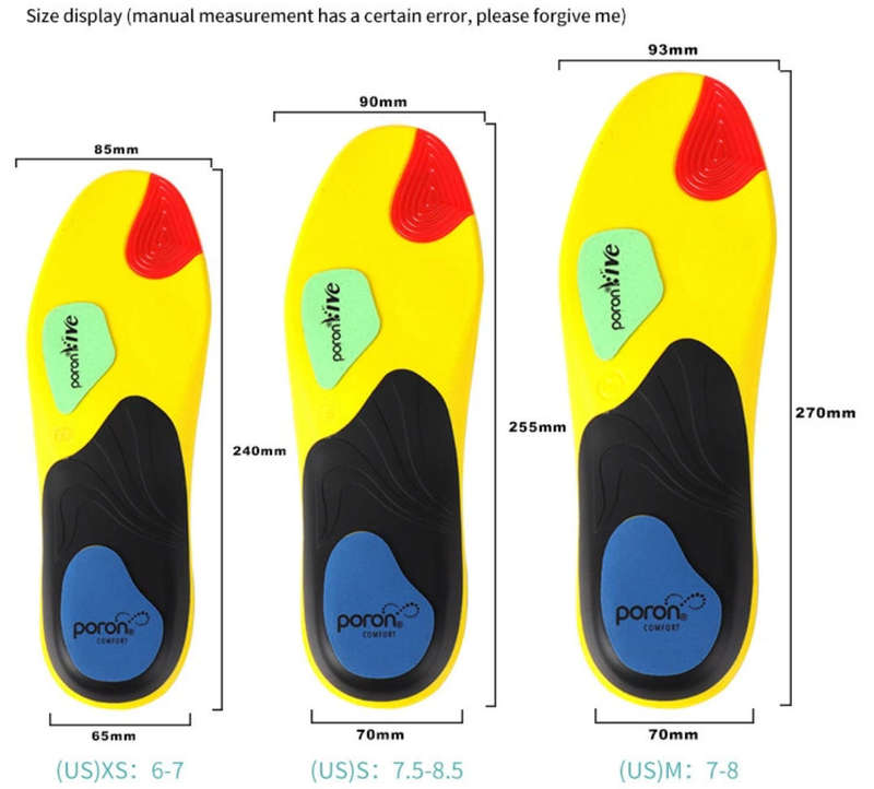 Poron Arch Support Sports Insole