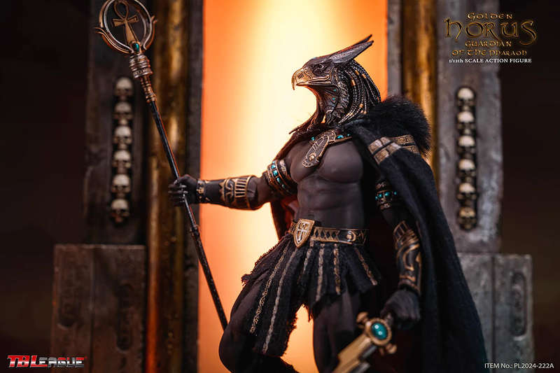 TBleague Egyptian God Horus Guardian of Pharaoh (Golden)1/12th Scale Action Figure