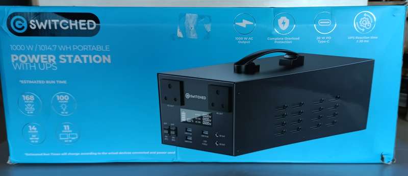 Switched Professional Portable 1000W / 1014WH Power Station with UPS, new.