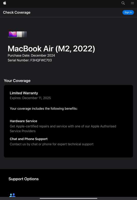 Apple Macbook Air M2, 8GB, 512GB, new.