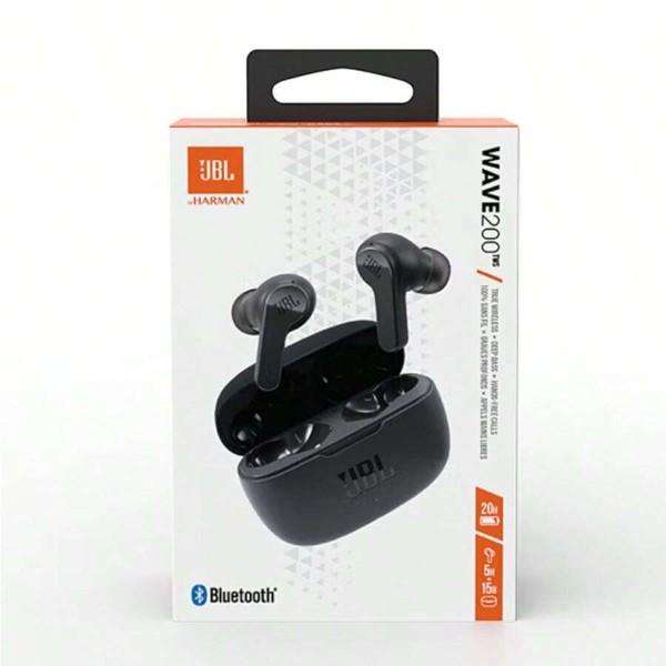 JBL - Wave 200TWS - Wireless Deep Bass Earpods - Black