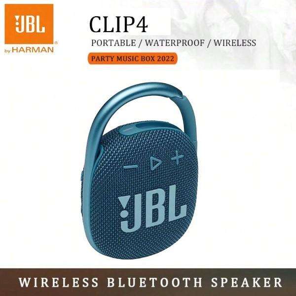 JBL - Clip4 - Portable Wireless Bluetooth Speaker - Blue