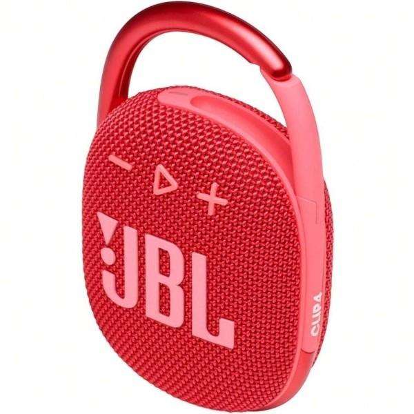 JBL - Clip4 - Portable Wireless Bluetooth Speaker - Red