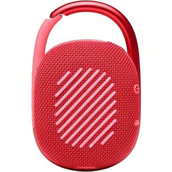 JBL - Clip4 - Portable Wireless Bluetooth Speaker - Red