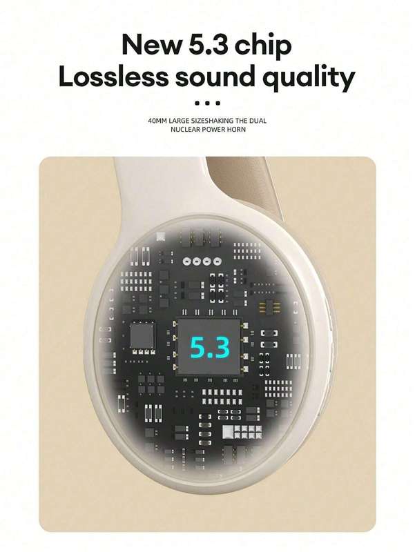 LENOVO - ThinkPlus TH30 - Wireless Bluetooth HiFi Headset  White