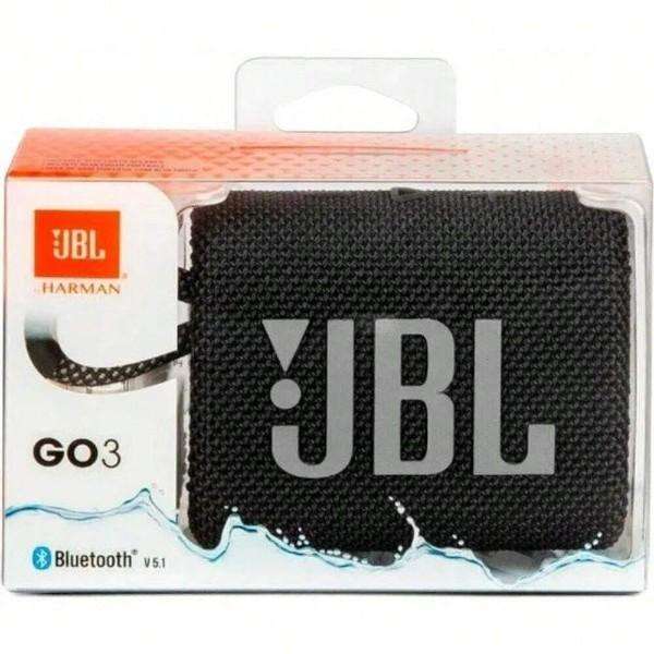JBL - GO3 - Portable Wireless Bluetooth Speaker - Black
