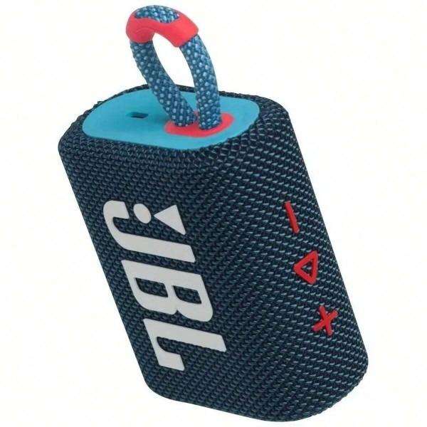 JBL - GO3 - Portable Wireless Bluetooth Speaker - Blue/White