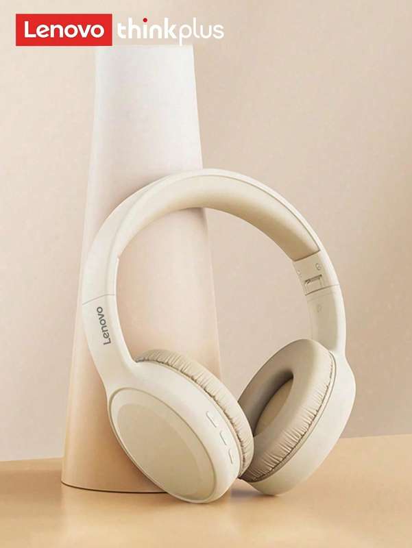 LENOVO - ThinkPlus TH30 - Wireless Bluetooth HiFi Headset  White
