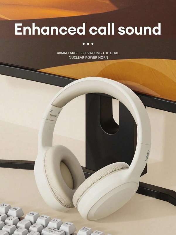 LENOVO - ThinkPlus TH30 - Wireless Bluetooth HiFi Headset  White