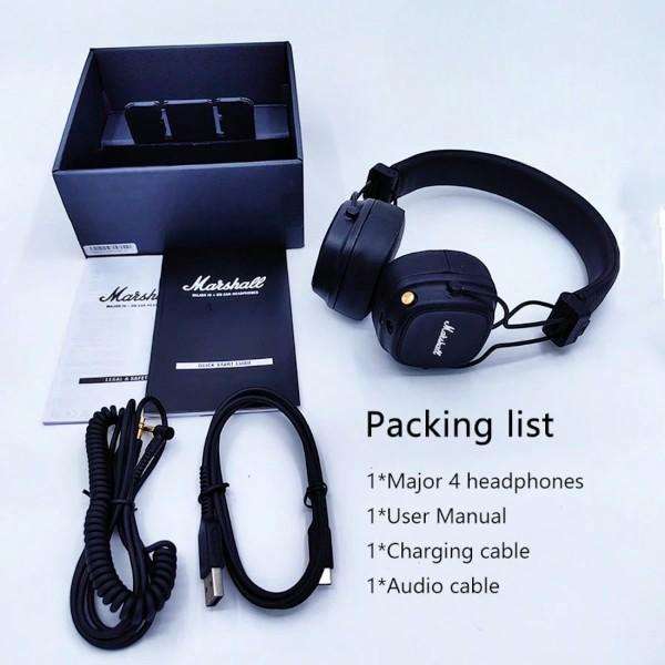 MARSHALL - Major IV - Wireless Foldable Bluetooth Headphones - Black