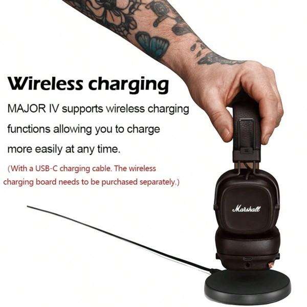 MARSHALL - Major IV - Wireless Foldable Bluetooth Headphones - Brown