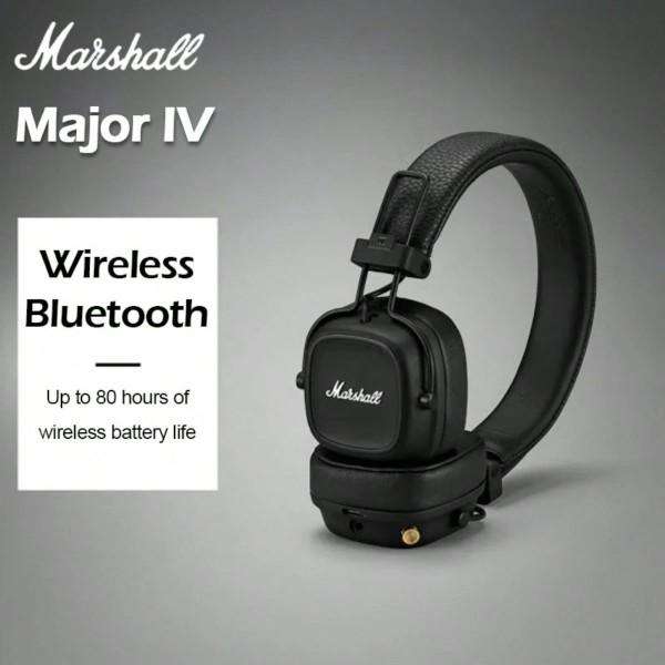 MARSHALL - Major IV - Wireless Foldable Bluetooth Headphones - Black
