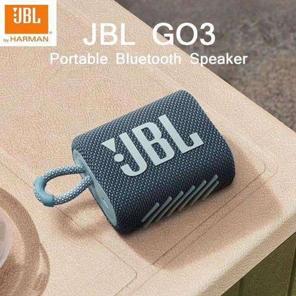 JBL - GO3 - Portable Wireless Bluetooth Speaker - Blue