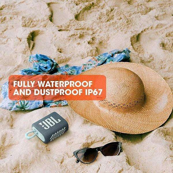 JBL - GO3 - Portable Wireless Bluetooth Speaker - Blue