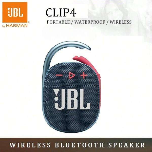 JBL - Clip4 - Portable Wireless Bluetooth Speaker - Blue/Pink
