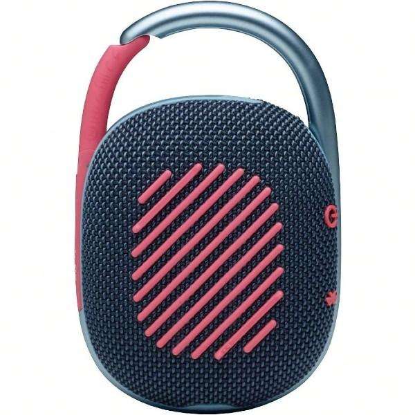 JBL - Clip4 - Portable Wireless Bluetooth Speaker - Blue/Pink