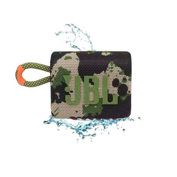 JBL - GO3 - Portable Wireless Bluetooth Speaker - Camo