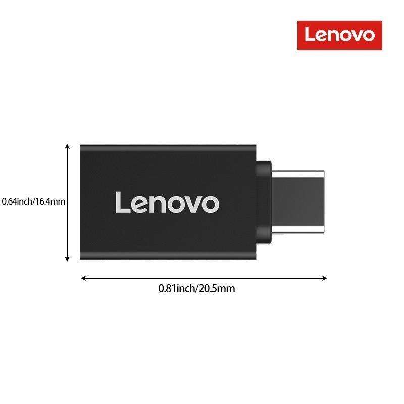 LENOVO - TC01 - Portable Type-C To USB OTG Adapter - Black