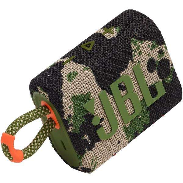 JBL - GO3 - Portable Wireless Bluetooth Speaker - Camo