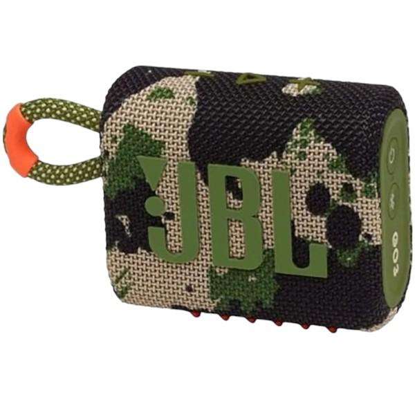 JBL - GO3 - Portable Wireless Bluetooth Speaker - Camo
