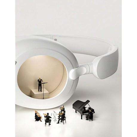 HP - H231A - Hi-Fi 35dB Noise Cancelling Headset With Touch Control - White