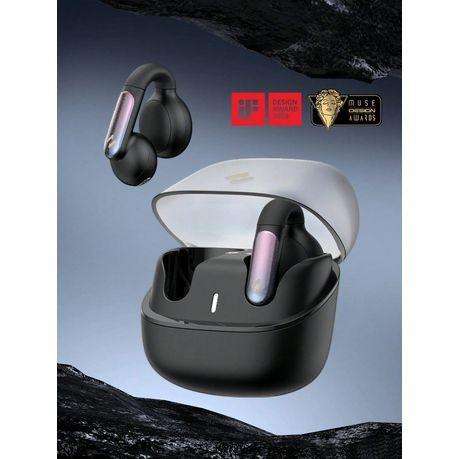 HAVIT - TW980 - Waterproof Open Ear Clip Earbuds With Dual Mic ENC - Black