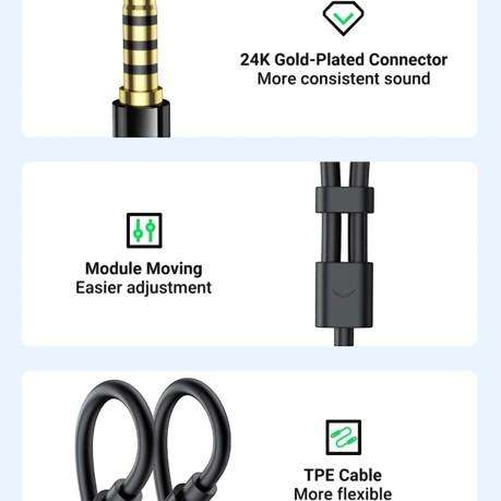 UGREEN - AV141 - 3.5mm Male To 2 Female Audio Y-Splitter Cable - Black