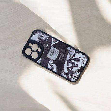 Retro Batman Comic Inspired Phone Case For iPhone 15 Pro Max - Black/White