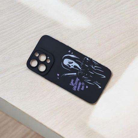 Ghostface In Love Inspired Phone Case For iPhone 15 Pro Max - Black