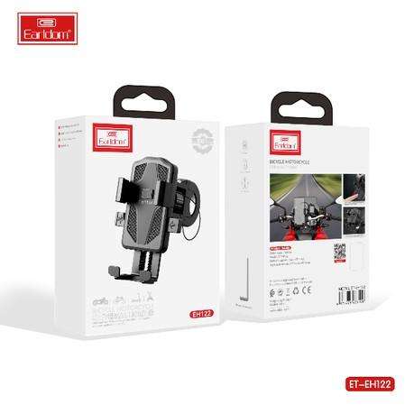 Earldom - ET-EH122 - Rotatable Bicycle Cellphone Holder - Black