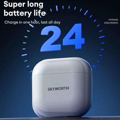 SKYWORTH - SEP005 - Wireless Bluetooth v5.3 Touch Control Earbuds - White