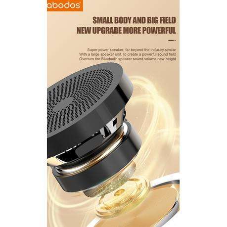 ABODOS - AS-BS19 - Mini Wireless Speaker With Dynamic RGB Lighting - Black