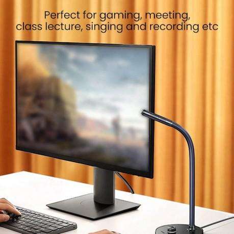 UGREEN - CM564 - Adjustable USB Desktop Microphone With 3.5mm Port - Black