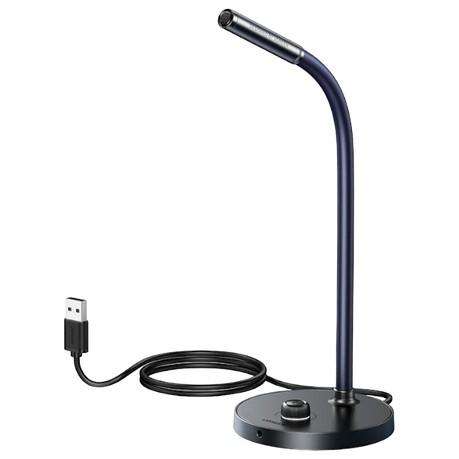 UGREEN - CM564 - Adjustable USB Desktop Microphone With 3.5mm Port - Black