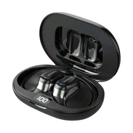 SKYWORTH - SEP004 - Bass Boosted Wireless Bluetooth v5.3 Earbuds - Black