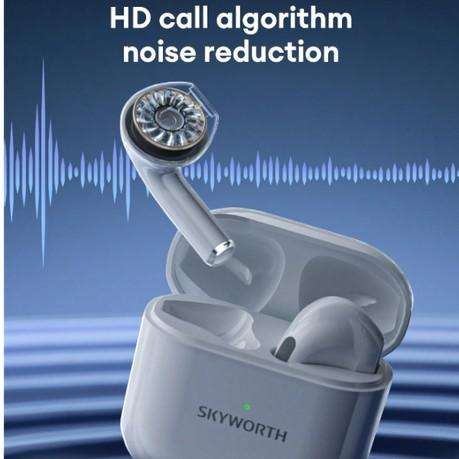 SKYWORTH - SEP005 - Wireless Bluetooth v5.3 Touch Control Earbuds - White