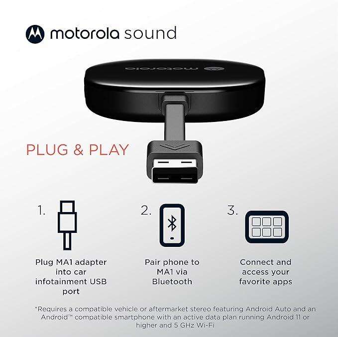 Motorola Wireless Android Auto Adapter