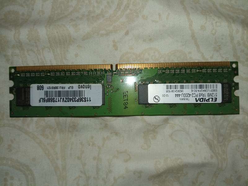 512mb pc2-4200 desktop ram