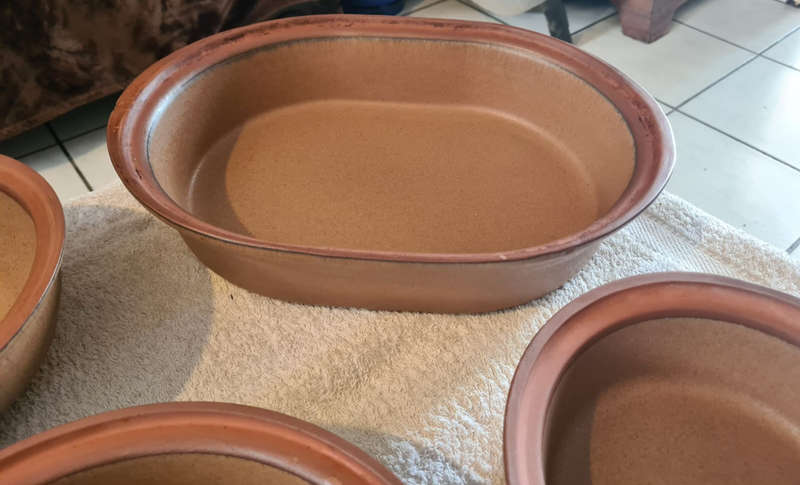 Argilla roastng / dinner pottery set