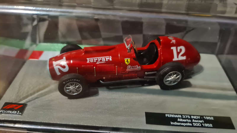 Model of the Ferrari 375 Indy, driven by Alberto Ascari in the 1952 Indianapolis 500