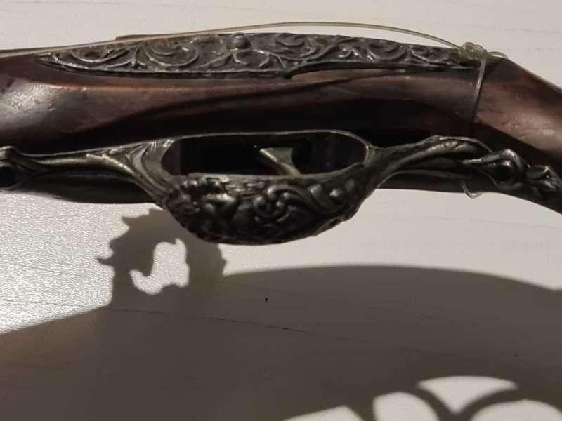 Vintage replica French flint pistol