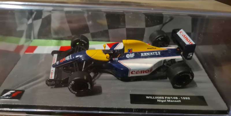 Altaya Formel 1 F1 Williams FW14B 1992 Nigel Mansel Renault Grand Preis 1/43